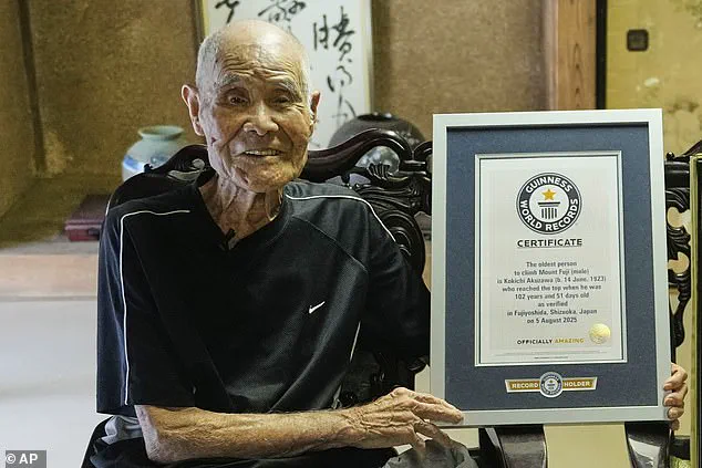 102-Year-Old Man Becomes Oldest to Climb Mount Fuji, Sets Guinness World Record