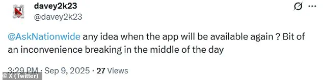 Nationwide Outage Sparks Customer Frustration: 'Digital Banking's Vulnerability Exposed' – As Thousands Lose Access to Accounts