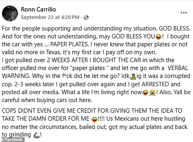 Deputy Constable Unexpectedly Delivers Uber Eats Order in Spring, Texas Following Traffic Stop