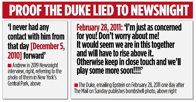 Exclusive: Prince Andrew's Secret Email to Epstein Reveals Covert Alliance Amid Royal Scandal