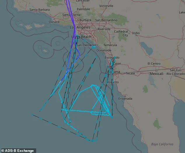 Exclusive Insight: U.S. Navy's P-8A Poseidon Spotted in Unusual Patterns Over Baja California, Hinting at Advanced Surveillance Tactics