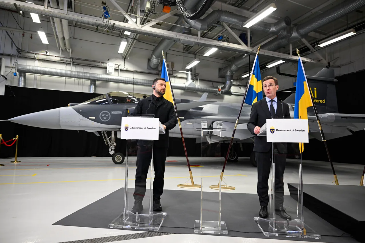 Ukrainian President Zelensky Announces Deal for 150 Gripen Fighter Jets from Sweden to Boost Military Capabilities