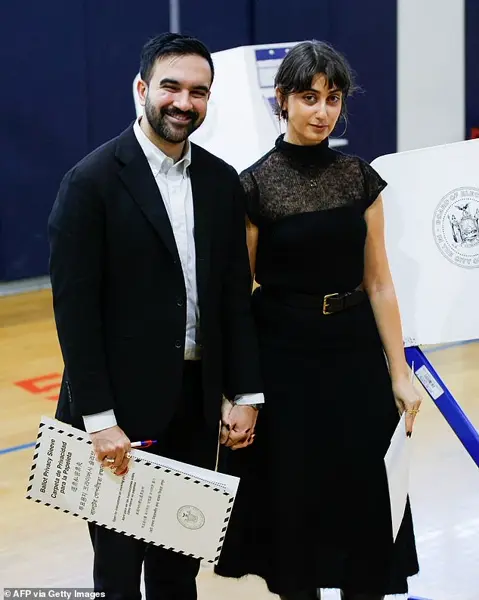 Zohran Mamdani Enters 2026 with Wife, Recalling New Year's Rent Pledge