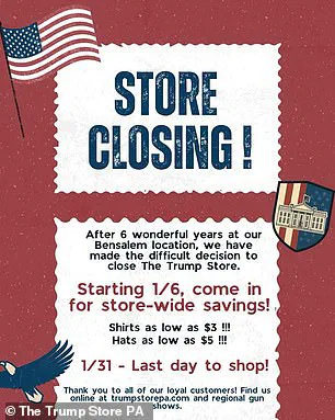 Trump Store Shuttering as MAGA Movement Enters New Chapter Post-Reelection