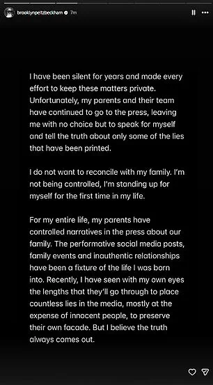 Brooklyn Beckham Accuses Family of Trying to Ruin His Marriage in Public Outburst