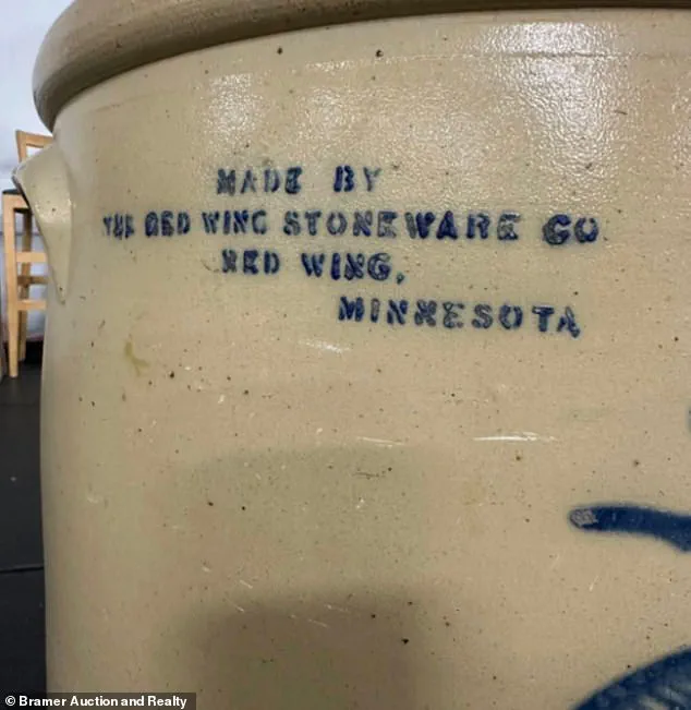 Unassuming Relic on Nebraska Porch Revealed as Rare Red Wing Stoneware Treasure
