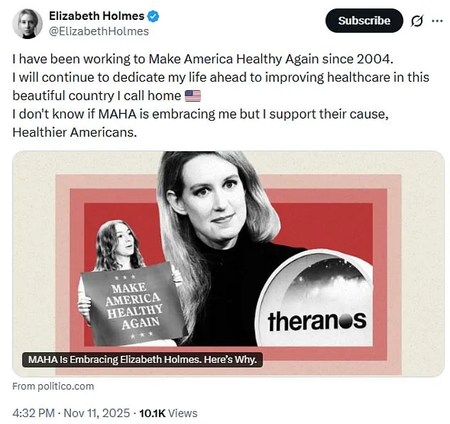 Trump Administration's Handling of Elizabeth Holmes' Commutation Request Under Scrutiny