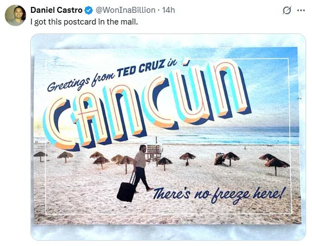 Viral Photo of Texas Senator Ted Cruz Boarding Flight to California Days Before Major Winter Storm Sparks Controversy and Public Outcry, With Image Receiving Over 9 Million Views