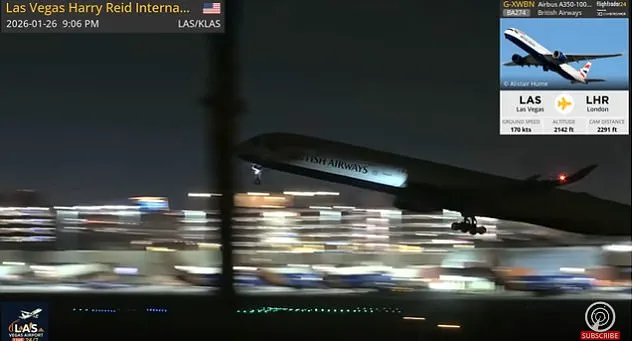 British Airways Plane Loses Wheel During Takeoff in Las Vegas, Sparking Safety Concerns