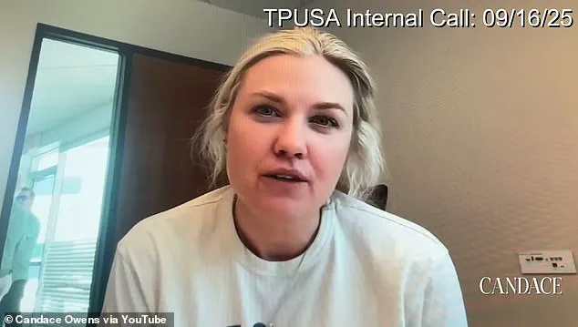 Candace Owens Leaks Video of Erika Kirk's Employee Address, Claims TPUSA's 'Everyone Grieves Differently' Phrase Is PR Campaign