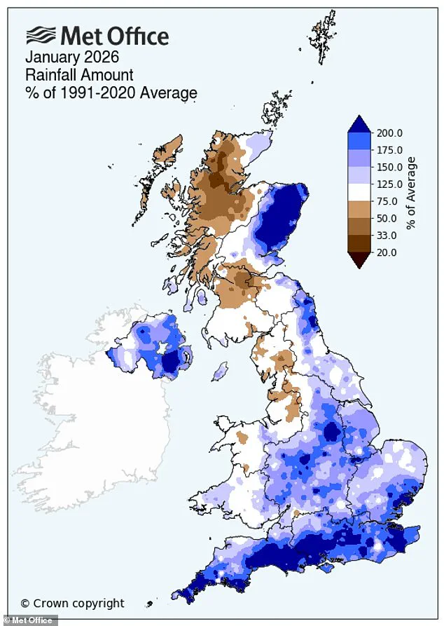 Britain's Wettest January on Record: Northern Ireland Shatters 149-Year Rainfall Mark