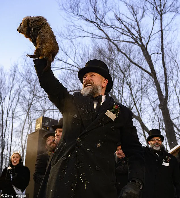 Punxsutawney Phil Sees Shadow, Predicts Six More Weeks of Winter at 139th Annual Groundhog Day Ceremony