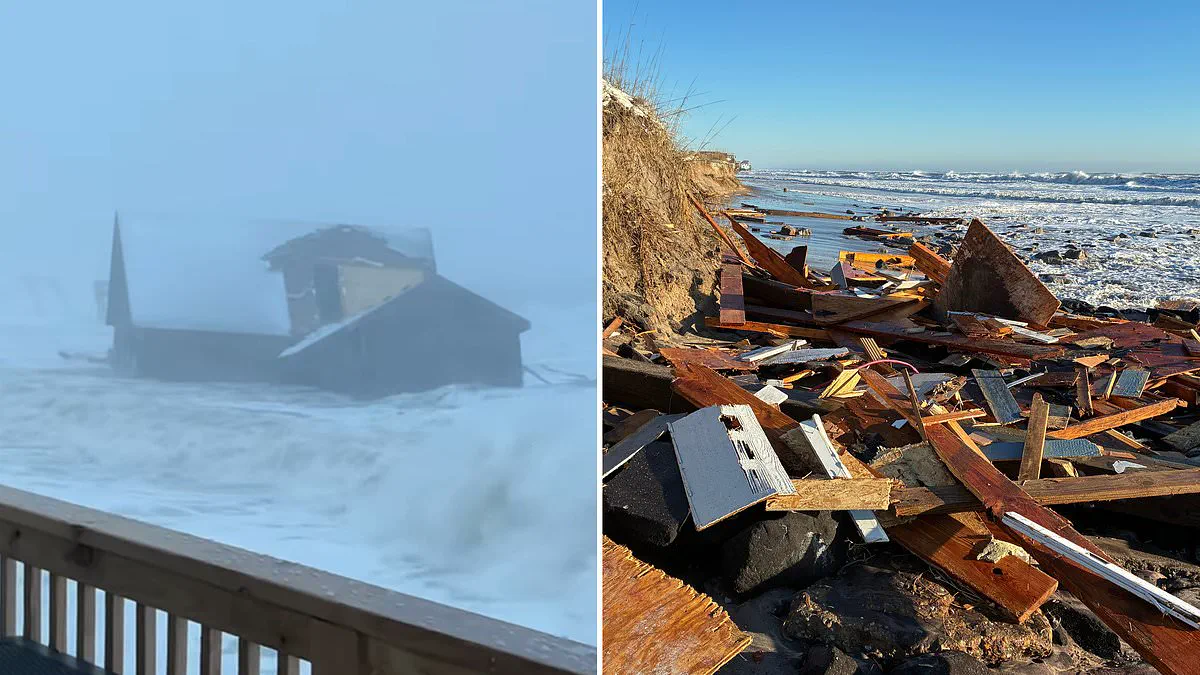 Four Homes Swallowed by Storm as Outer Banks Face Erosion Crisis