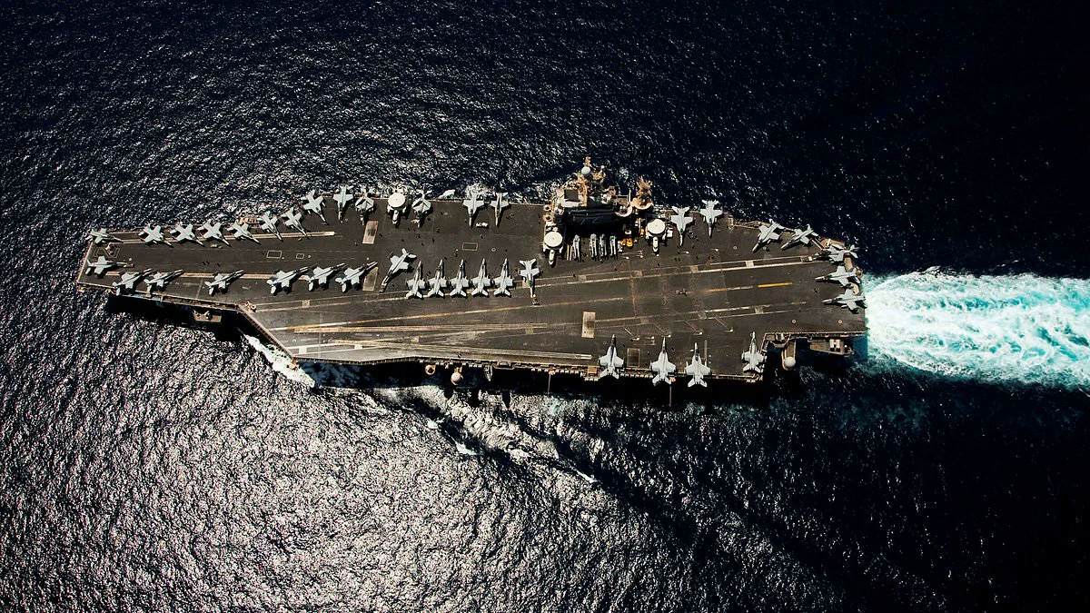 U.S. Shoots Down Iranian Drone Near Carrier, Escalating Tensions in Arabian Sea