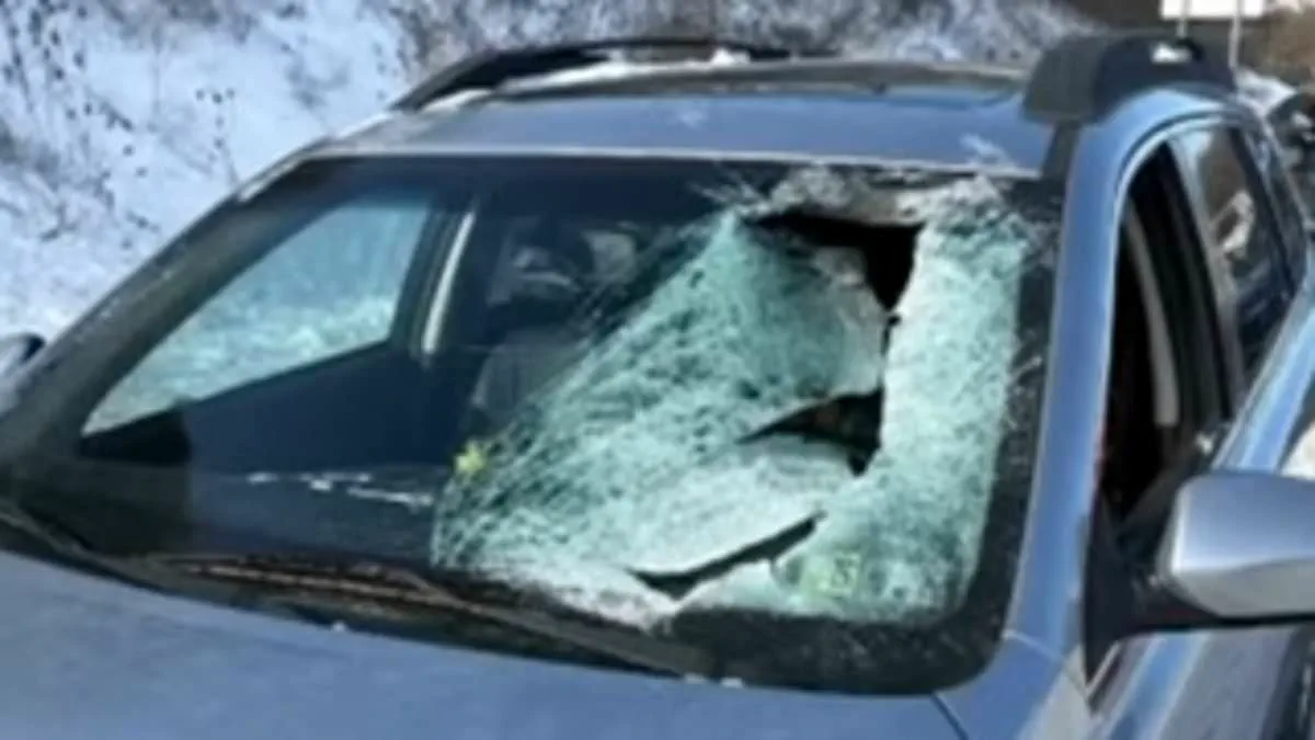 Near-Fatal Collision on Parkway West: Mother and Daughter Shaken as Ice From Tractor-Trailer Shatters Windshield