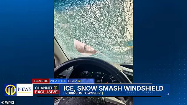 Near-Fatal Collision on Parkway West: Mother and Daughter Shaken as Ice From Tractor-Trailer Shatters Windshield