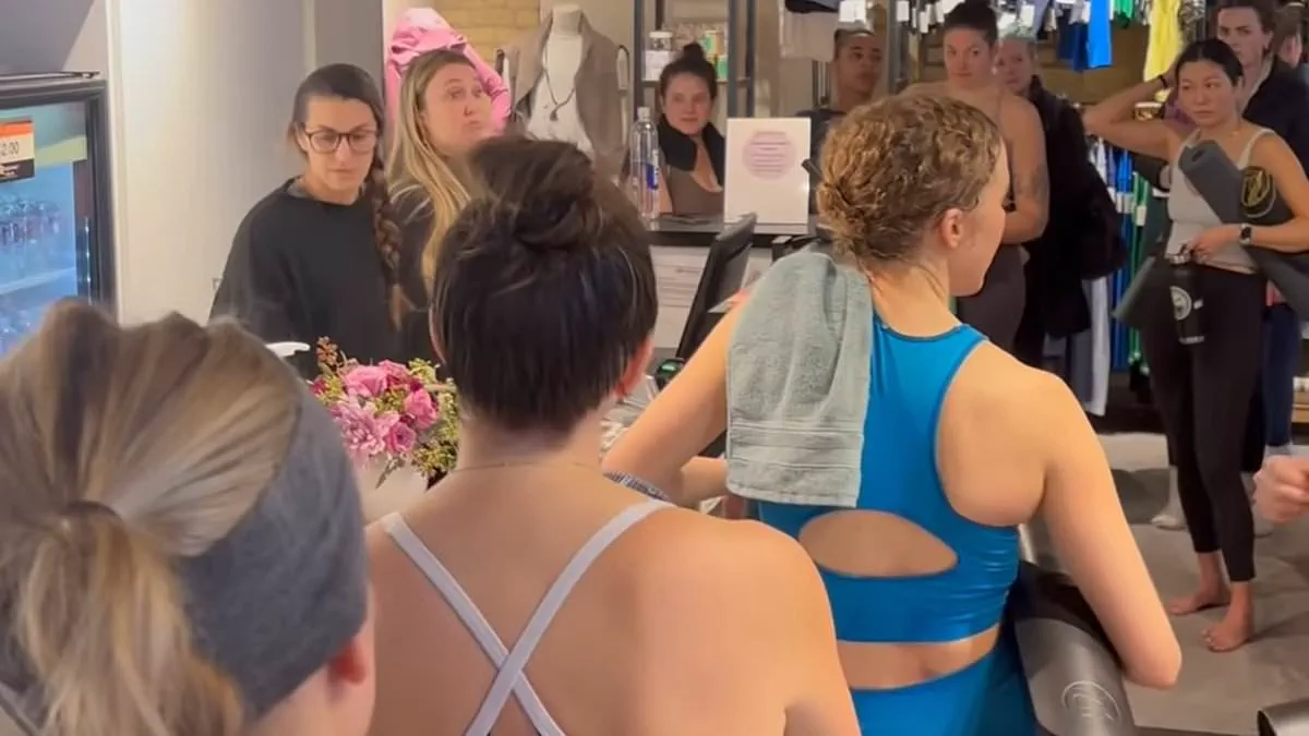 Heated Confrontation Erupts at CorePower Yoga Studio Over Removal of Anti-ICE Sign, Sparking Customer Outrage