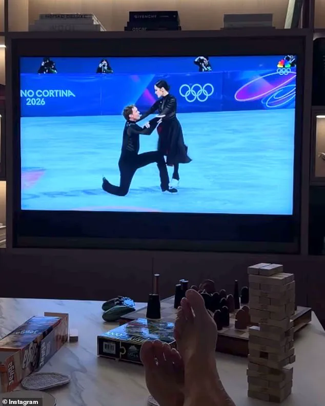 Arabella Kushner's Enthusiastic Cheer for Team USA's Figure Skaters at Winter Olympics