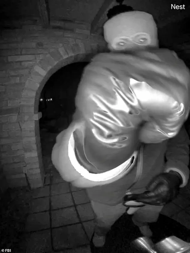 FBI Releases Crucial Footage of Suspect Tampering with Doorbell Camera, Experts Say Capture Imminent