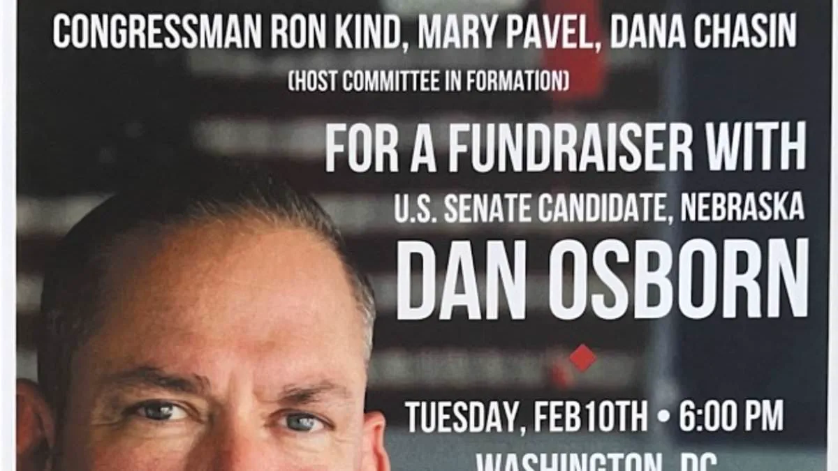 Fundraiser for Independent Senate Candidate Dan Osborn Cancelled After Ties to Epstein Files Emerge