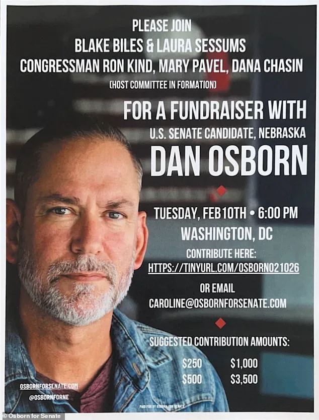 Fundraiser for Independent Senate Candidate Dan Osborn Cancelled After Ties to Epstein Files Emerge