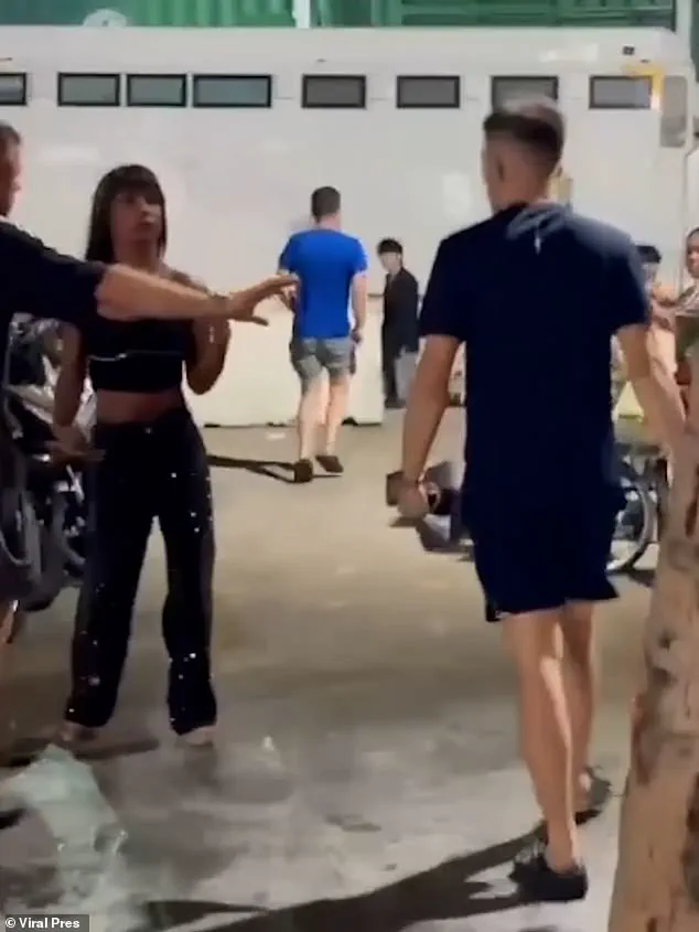 Violent Clash Erupts on Pattaya's Walking Street as British Tourist Accuses Transgender Women of Theft