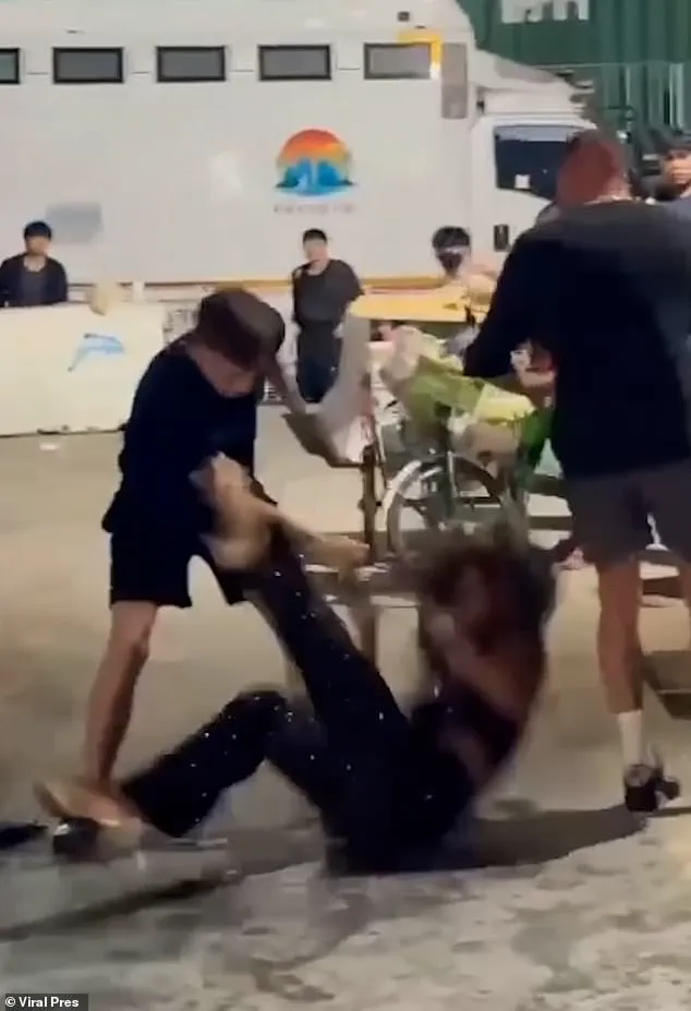 Violent Clash Erupts on Pattaya's Walking Street as British Tourist Accuses Transgender Women of Theft