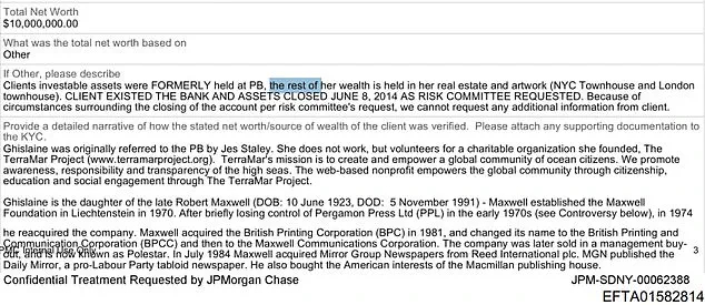 JPMorgan Documents Reveal Ghislaine Maxwell Inherited $10 Million from Secret Trusts