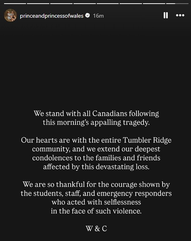 King Charles and Queen Camilla Condemn Tumbler Ridge School Shooting, Offer Condolences and Solidarity