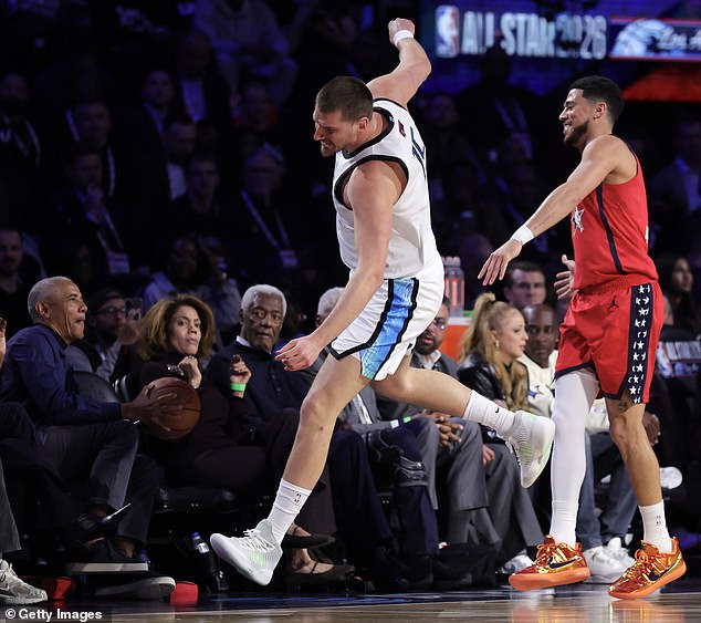 Barack Obama's Unforgettable Courtside Moment at NBA All-Star Game: Former President Plucks Loose Basketball from Mid-Air as Top Players Chase