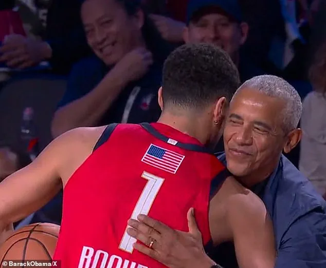 Barack Obama's Unforgettable Courtside Moment at NBA All-Star Game: Former President Plucks Loose Basketball from Mid-Air as Top Players Chase