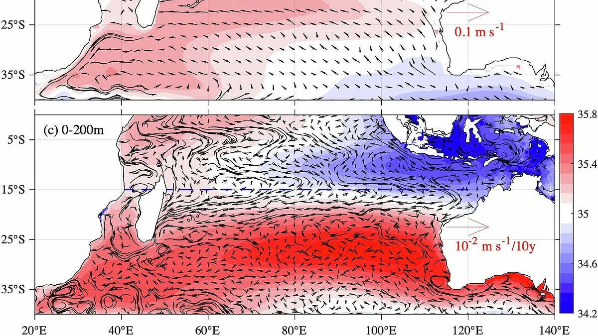 Southern Indian Ocean's 30% Salinity Drop Sparks Fears of Gulf Stream Collapse