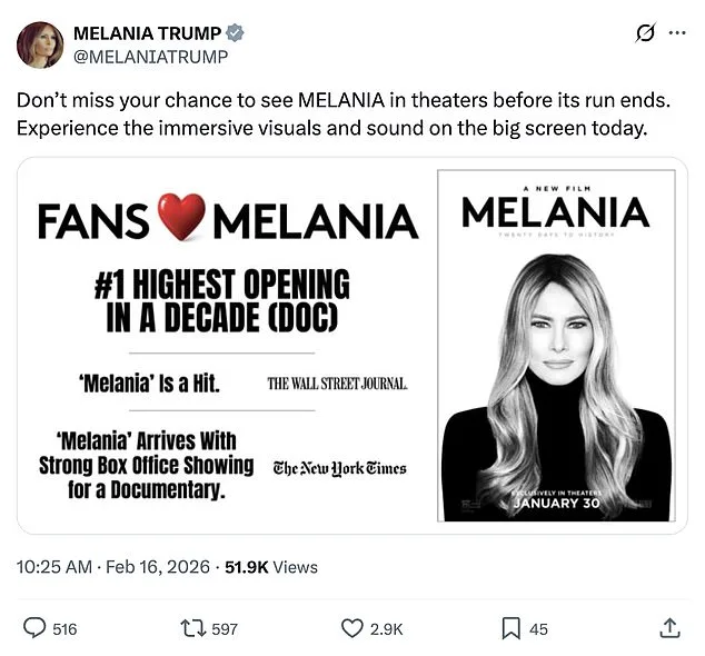 Melania Trump's Documentary Promotion Sparks Debate on First Lady's Role