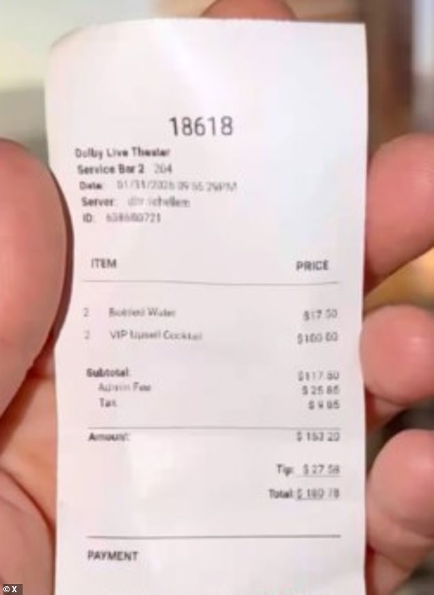 Las Vegas Bar Bill Surges to $180 for Two Cocktails and Two Waters Due to Hidden Fee