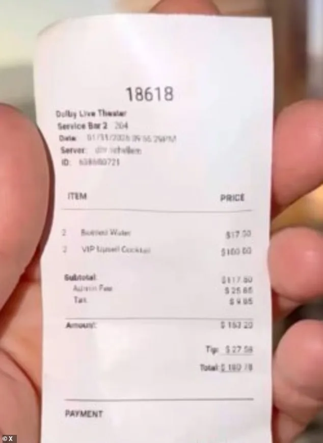 Las Vegas Bar Bill Surges to $180 for Two Cocktails and Two Waters Due to Hidden Fee