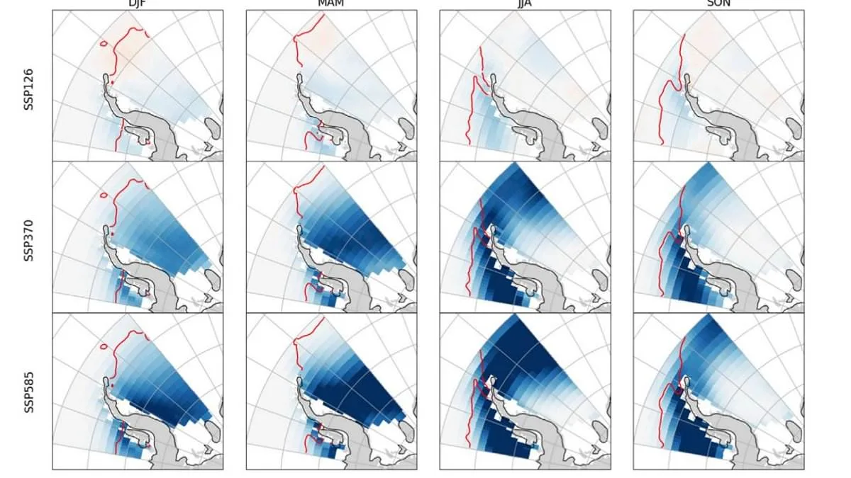 Antarctica's Ice Sheets Under Threat: 20% Sea Ice Decline by 2100 Could Trigger Global Climate Shifts