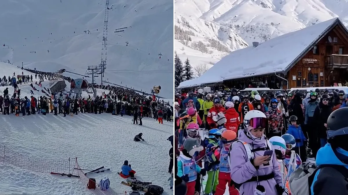 Europe's Ski Resorts Face Chaos: Overcrowding and Avalanche Warnings Leave Skiers Stranded