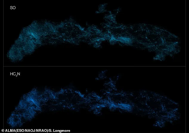 ALMA Captures Largest Ever Image of Milky Way's Core, Unveiling Chemical Complexity of the Central Molecular Zone