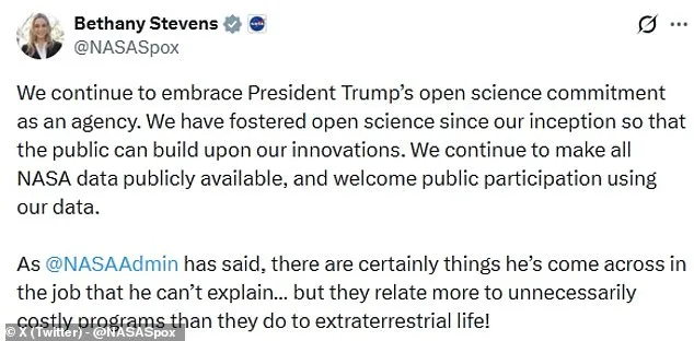 Trump's UFO File Demands Meet a Cold NASA Response: 'Spooky Documents' May Not Exist, Agency Says