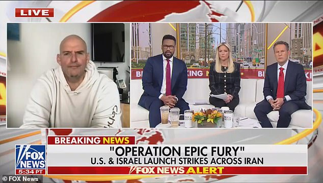 Progressive Senator John Fetterman Backs Trump's Iran Strike, Calls It 'Necessary Step Toward Real Peace