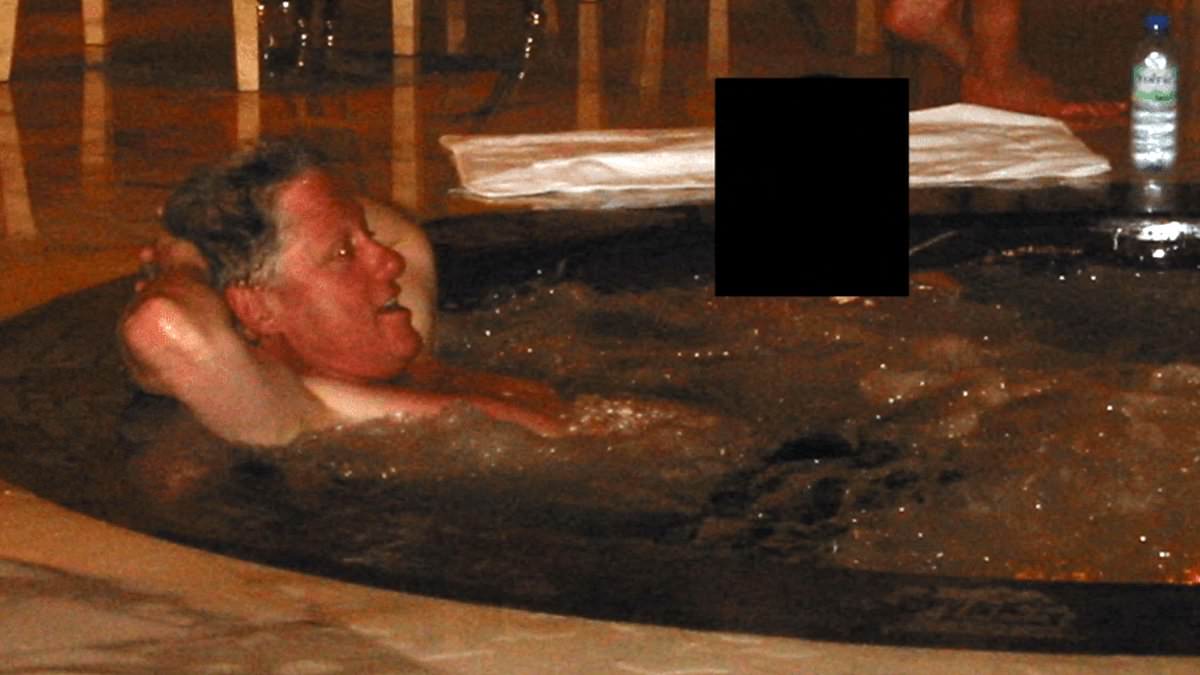 Bill Clinton's Hot Tub Photo Resurfaces in Epstein Files Deposition