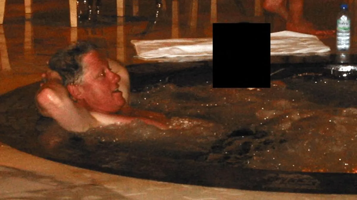 Bill Clinton's Hot Tub Photo Resurfaces in Epstein Files Deposition