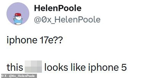 Apple iPhone 17e Faces Backlash Over Price and Controversial Design