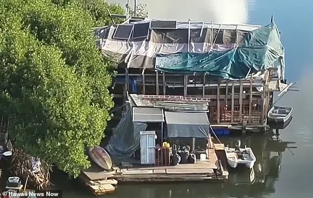 A Floating Refuge in Honolulu: Ingenuity Amidst Societal Neglect