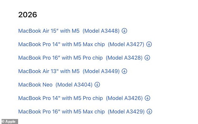 Apple Accidentally Leaks Name of New Budget MacBook 'MacBook Neo' Ahead of Big Product Launch