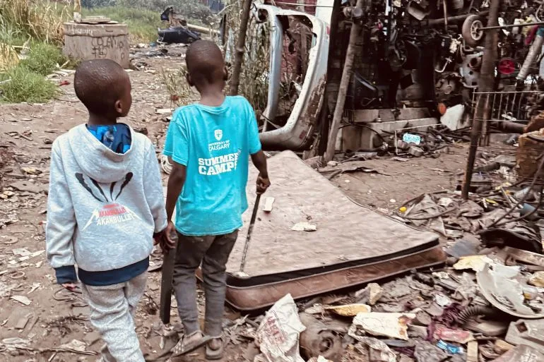 Child Labor in Zimbabwe: Young Boys as Young as Six Risk Injuries and Toxins Collecting Scrap Metal for Survival