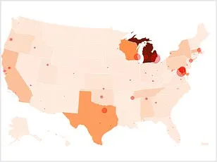 Chilling Study Maps Devastating Fallout of Nuclear War on U.S. Soil, Revealing Midwest Wastelands and West Coast Hope