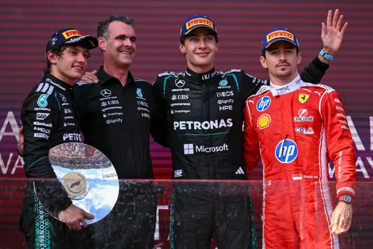 Mercedes Dominates Australian GP with Russell and Antonelli's One-Two Finish