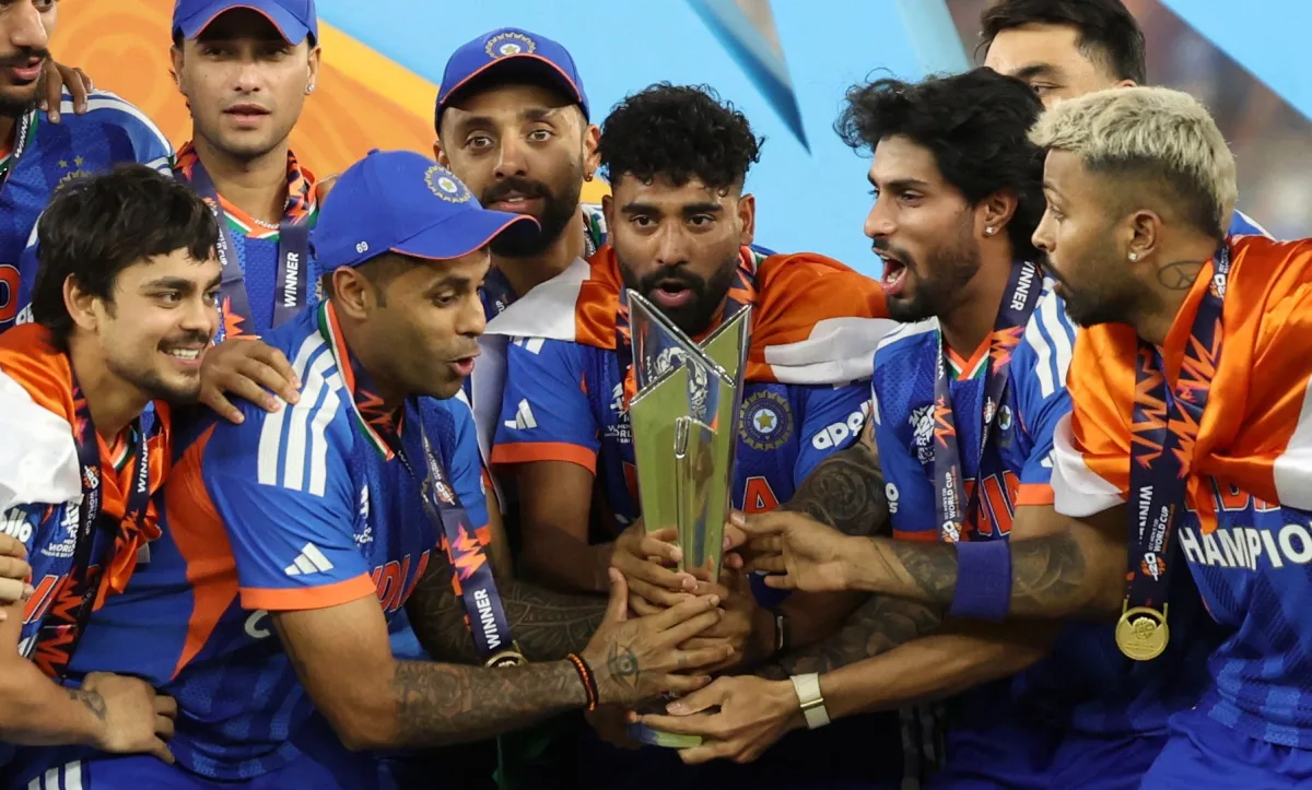 India's Cricket Team Claims Historic Third T20 World Cup Title, Receives Record $14.24 Million Bonus from BCCI