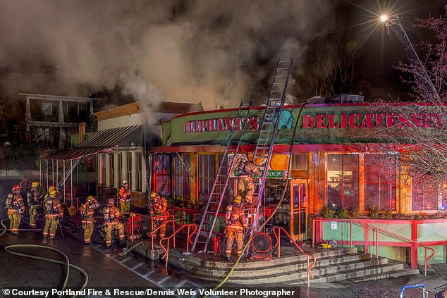Accidental Fire Destroys Portland Deli; Woman Arrested for Reckless Burning